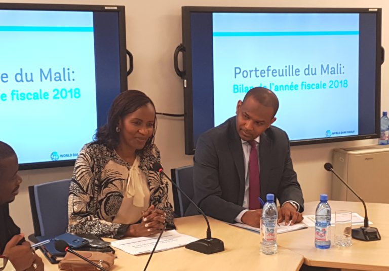 Ministre Boubou Cissé au Siège de la BM à Bamako