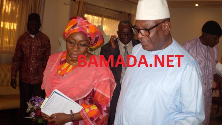 ibrahim-boubacar-keita-ibk-president-malien-Sy-Kadiatou-Sow-presidente-association-adema-alliance-democratique