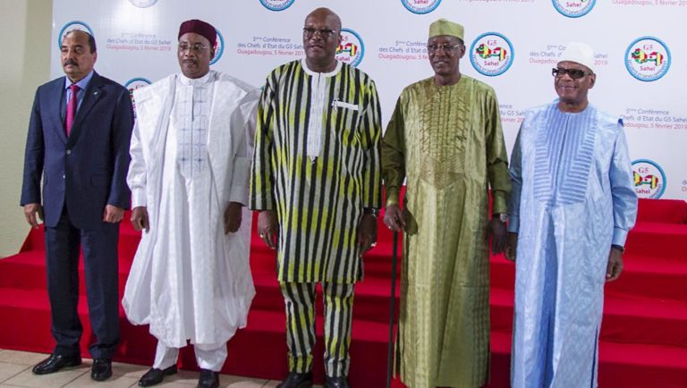 Chefs d'Etat du G5 Sahel